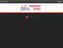 Tablet Screenshot of midweststeel.com